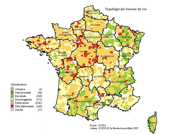 La démographie médicale en un clic